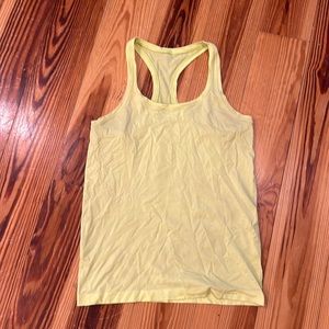 Lululemon Bright Yellow Swiftly Tank - Size 8